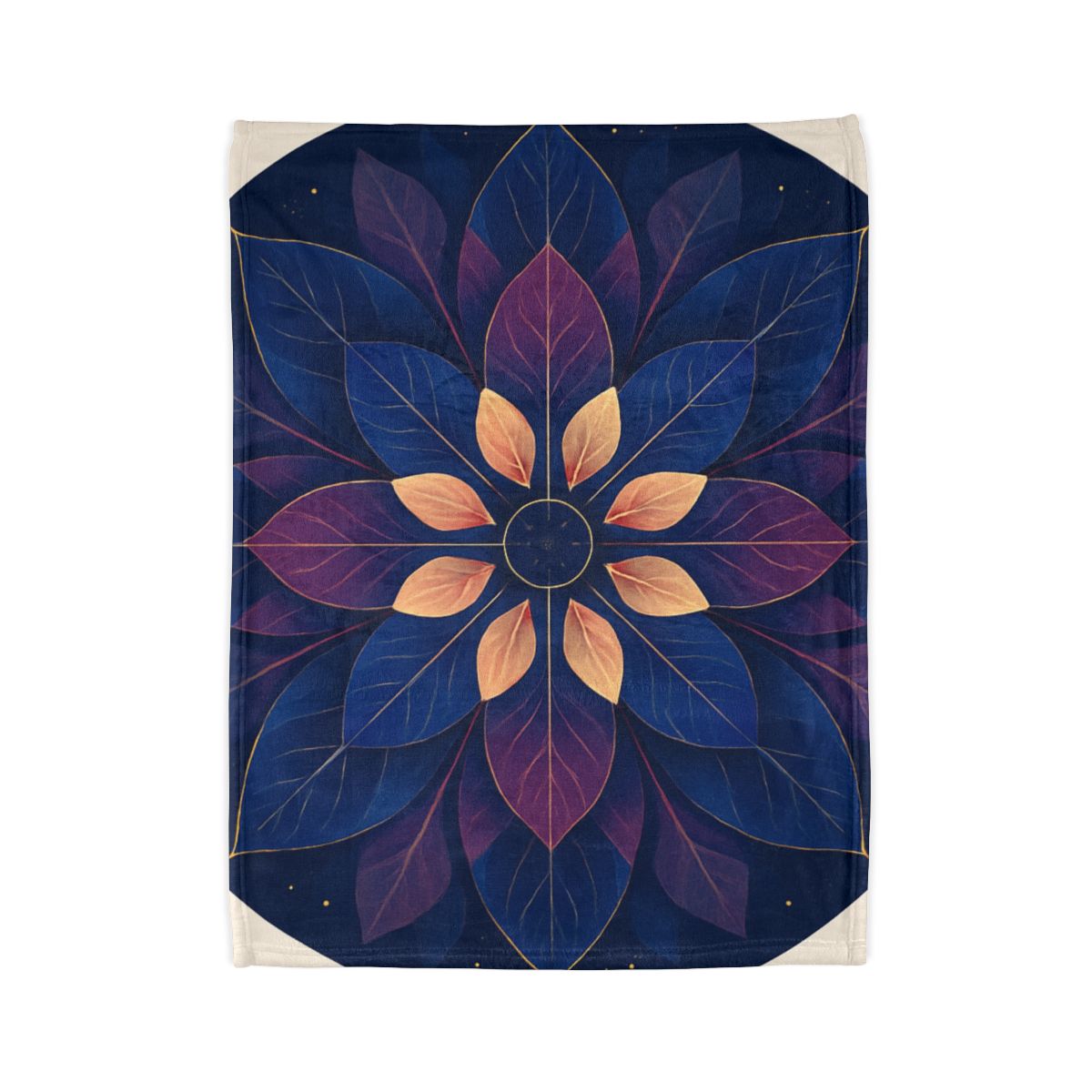 Petal Prism Mandala warm winter blankets