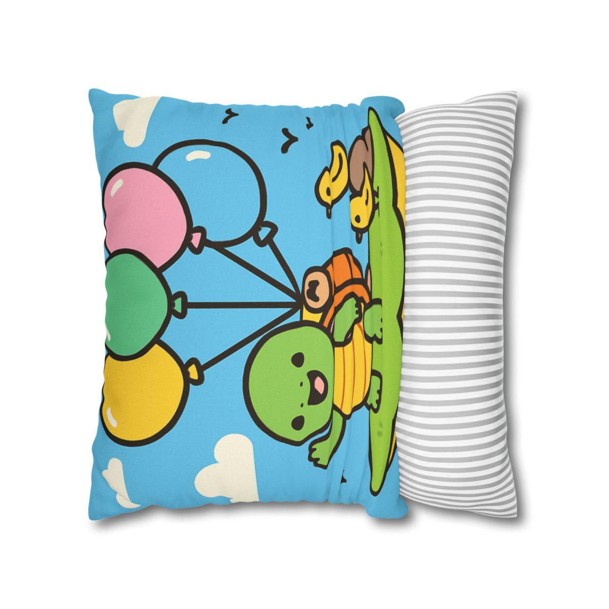 Balloon Island Adventure stylish decorative pillowcases