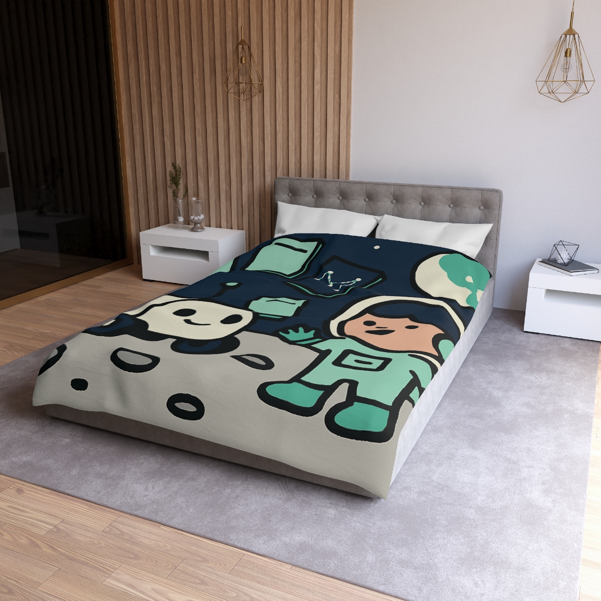 The Moonlit Library Rover warm winter duvets