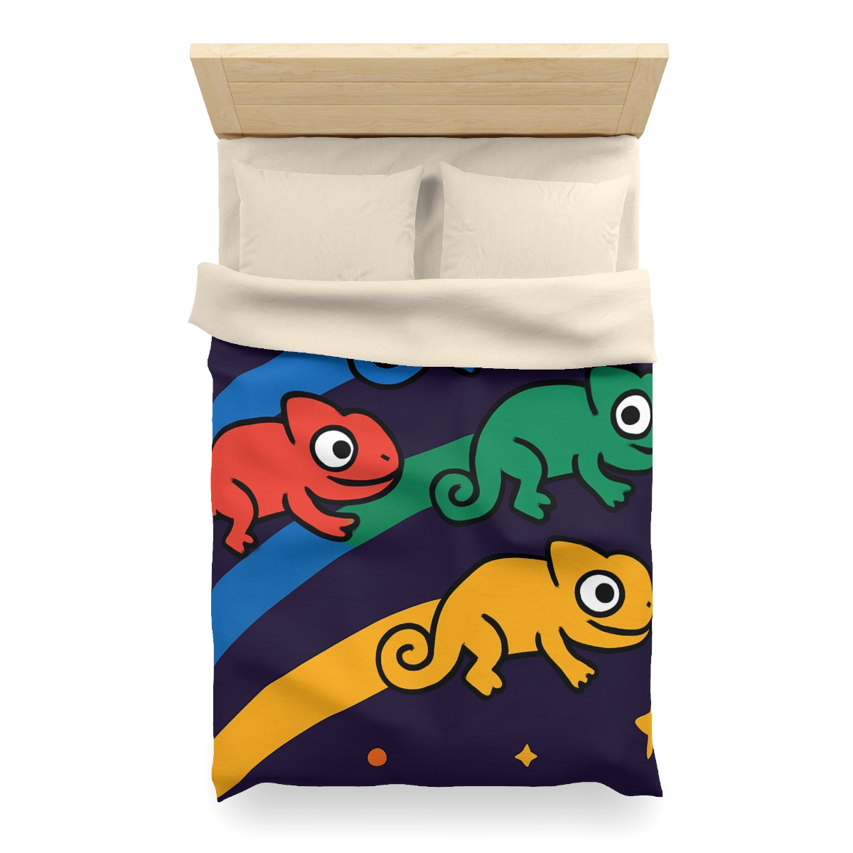 Comet Chameleons Color Changing Race stylish duvet covers