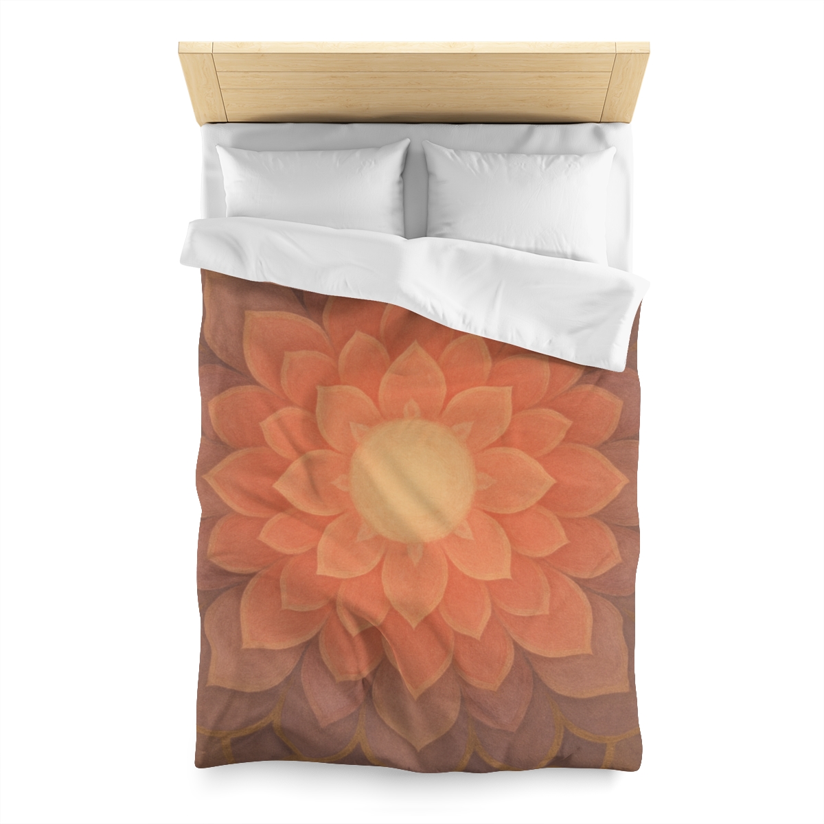 Petal Mandala Overlay trendy bedroom duvets
