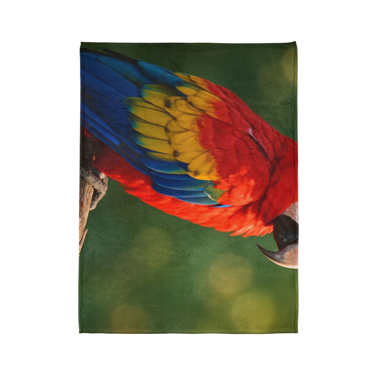 Prism Song Scarlet Macaw warm winter blankets