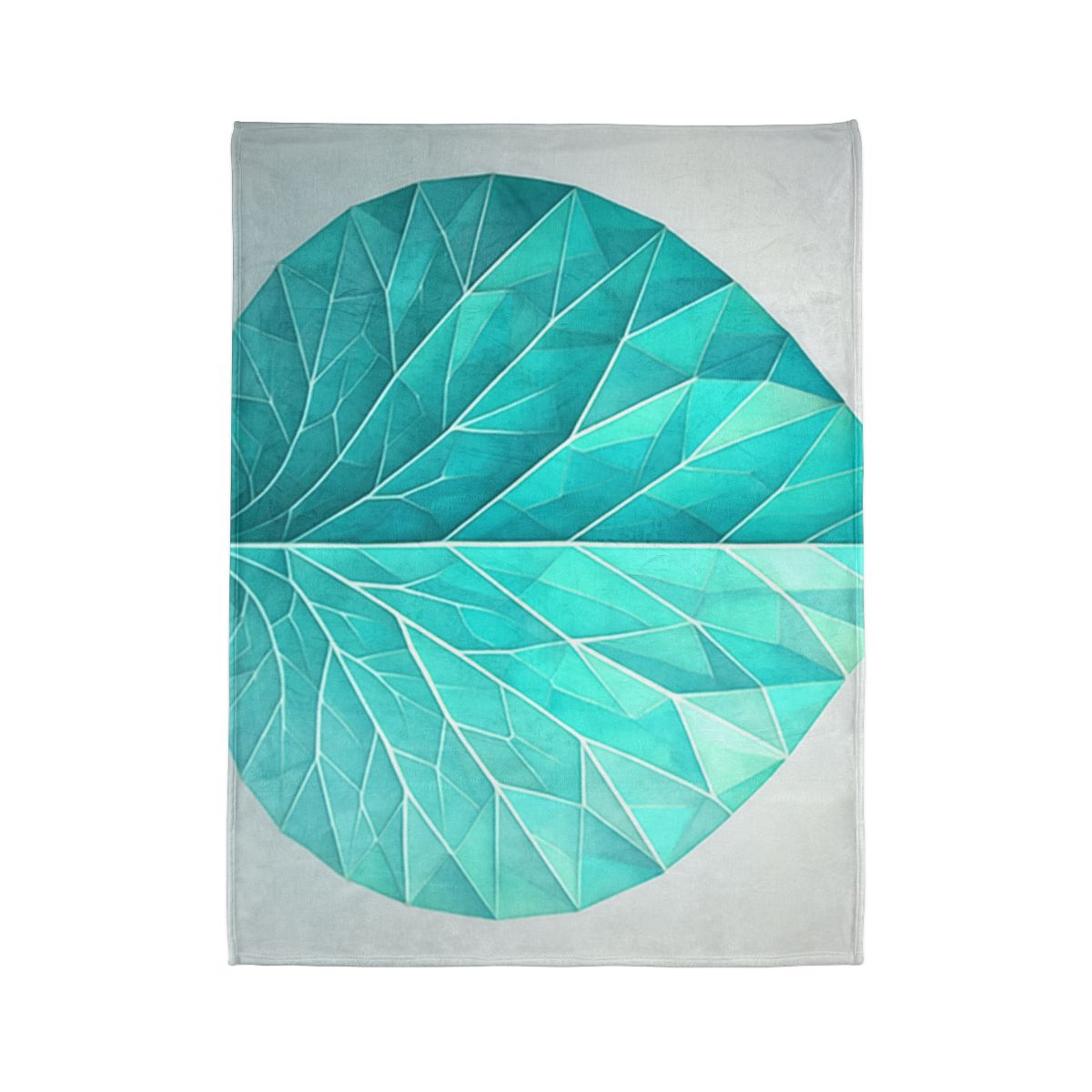 Leaf Vein Prism Fan personalized cozy blankets