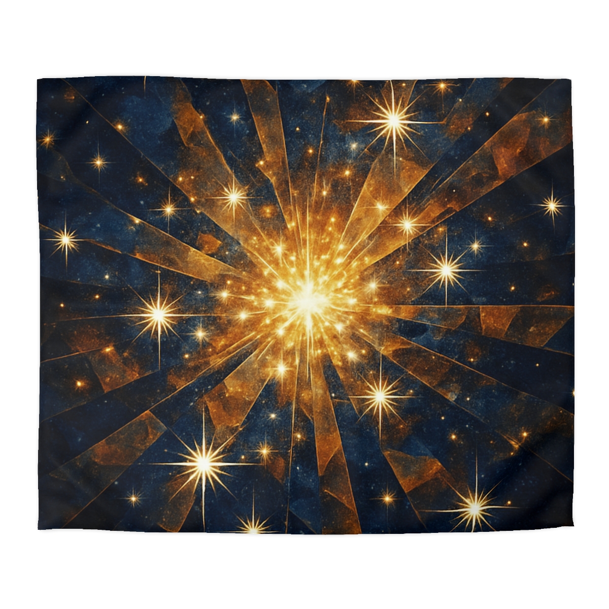 Starburst Mosaic Field unique patterned duvets