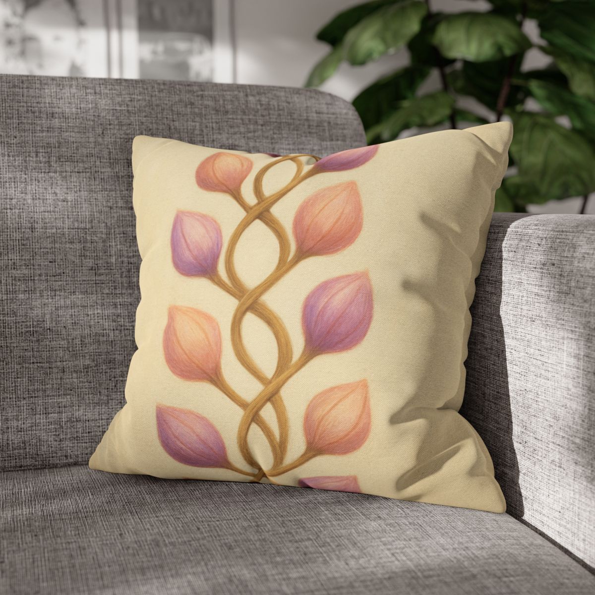 Spiral Bud Helix comfortable bedding pillow covers