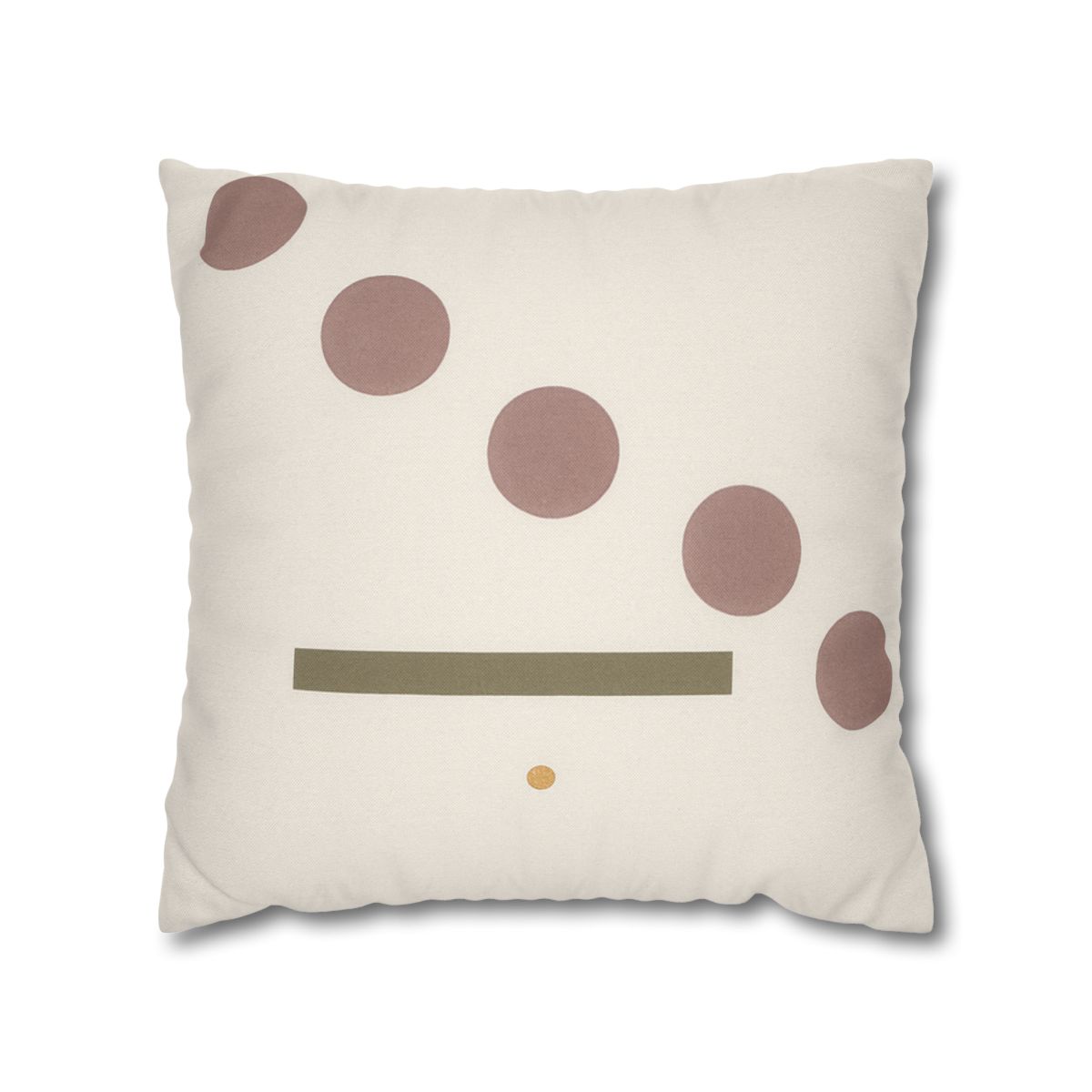 Gentle Zigzag Of Small Circles soft cotton pillow cases