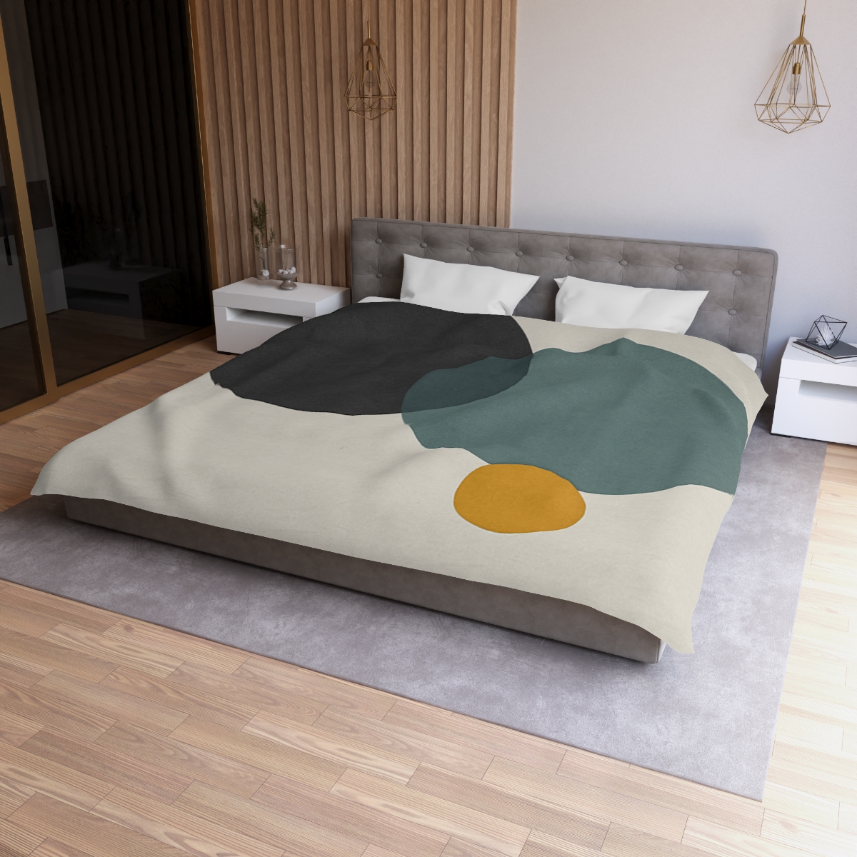 Clustered Three Circles With Pause warm winter duvets