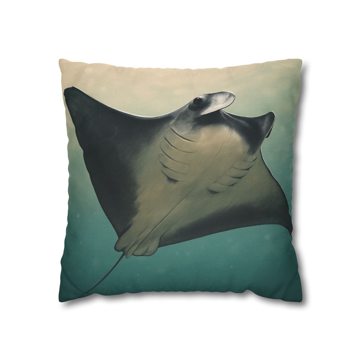 Velvet Current Manta Ray custom pillow cases