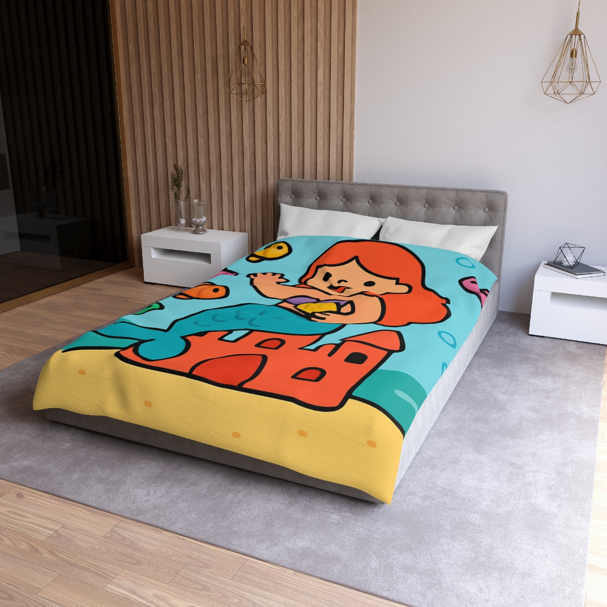 Coral Castle Mermaid trendy bedroom duvets