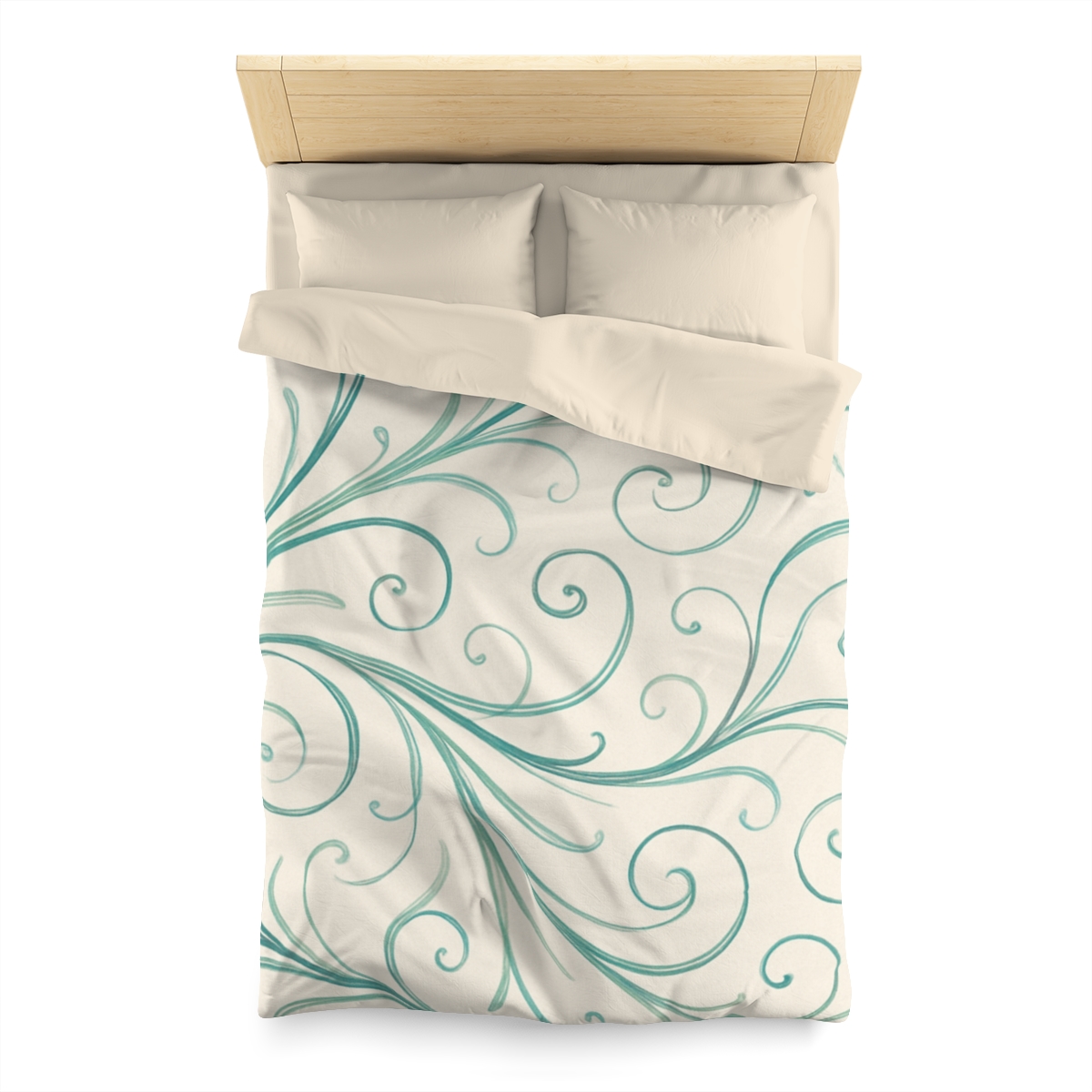 Tendril Wave Filigree personalized bedding duvets