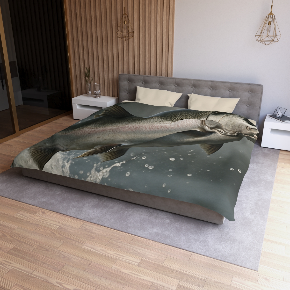 Silver Surge Chinook Salmon warm winter duvets