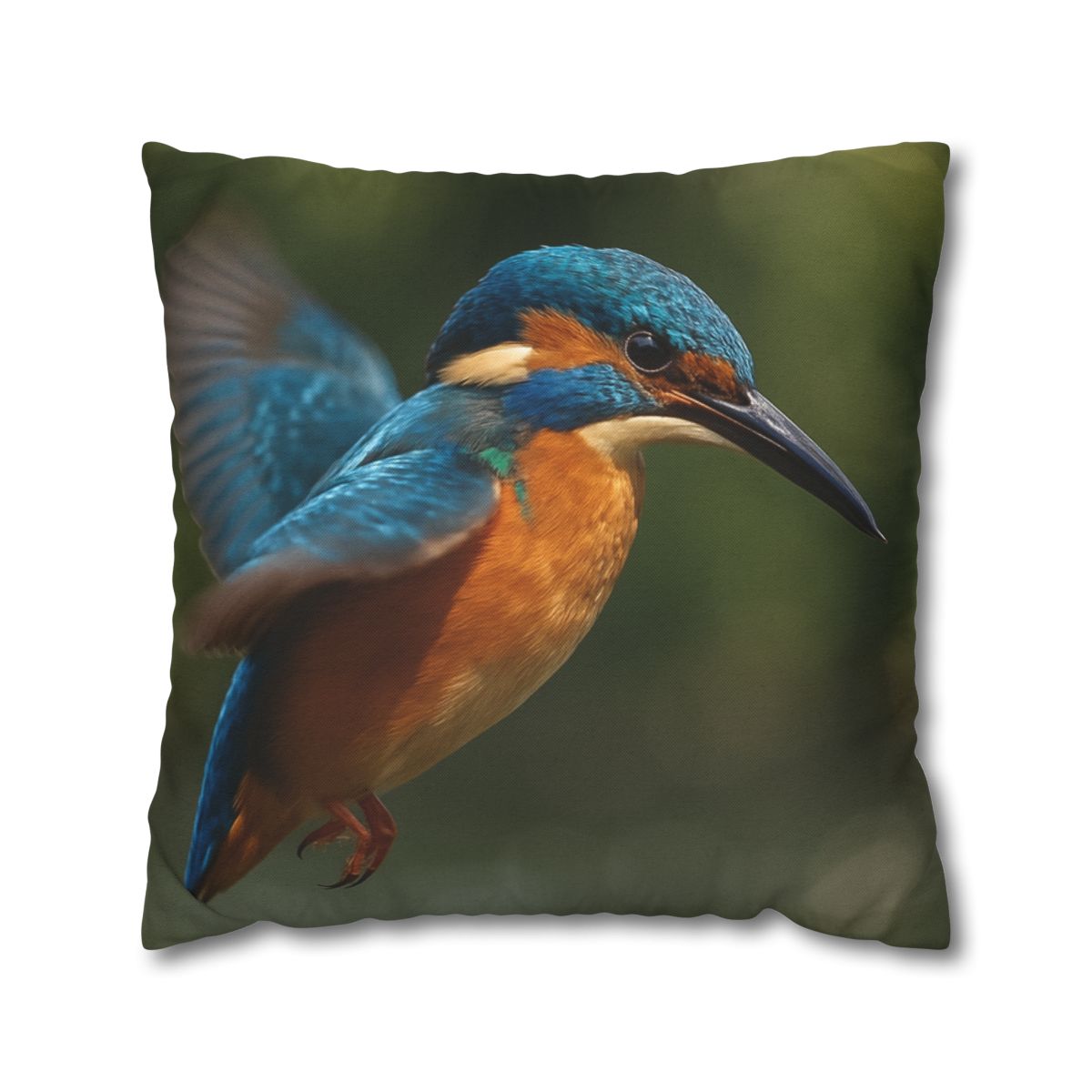 Kingfisher Sapphire Dive unique gift pillow cases