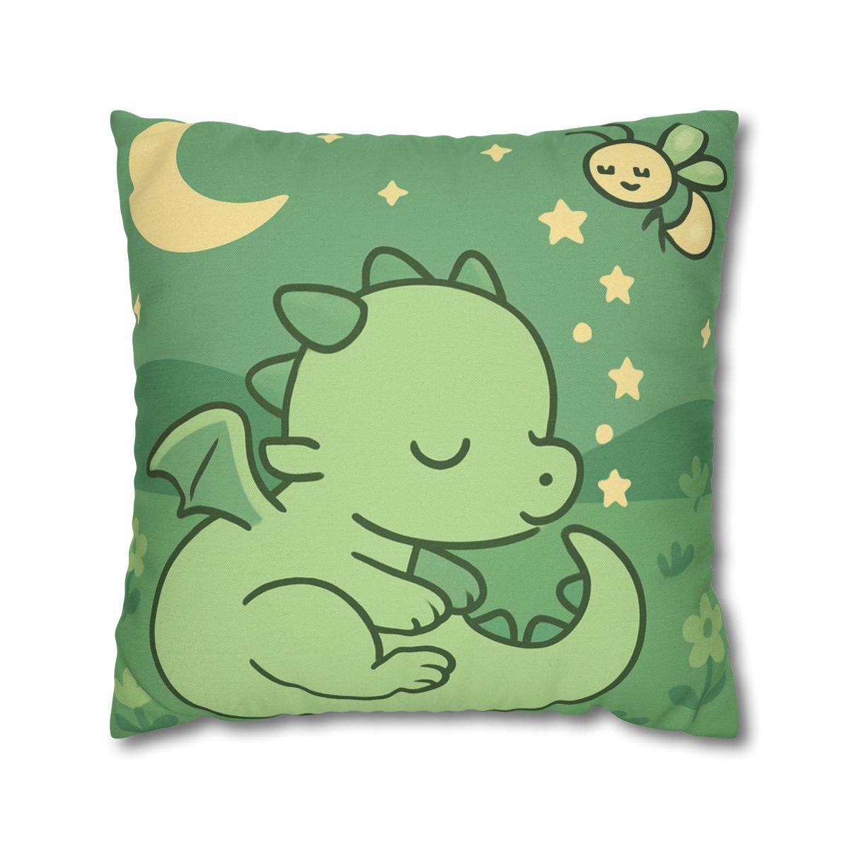 Moonlight Meadow Dragon comfortable bedding pillow covers