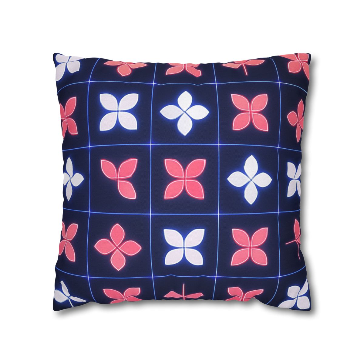 Quantum Blossom Grid custom pillow cases
