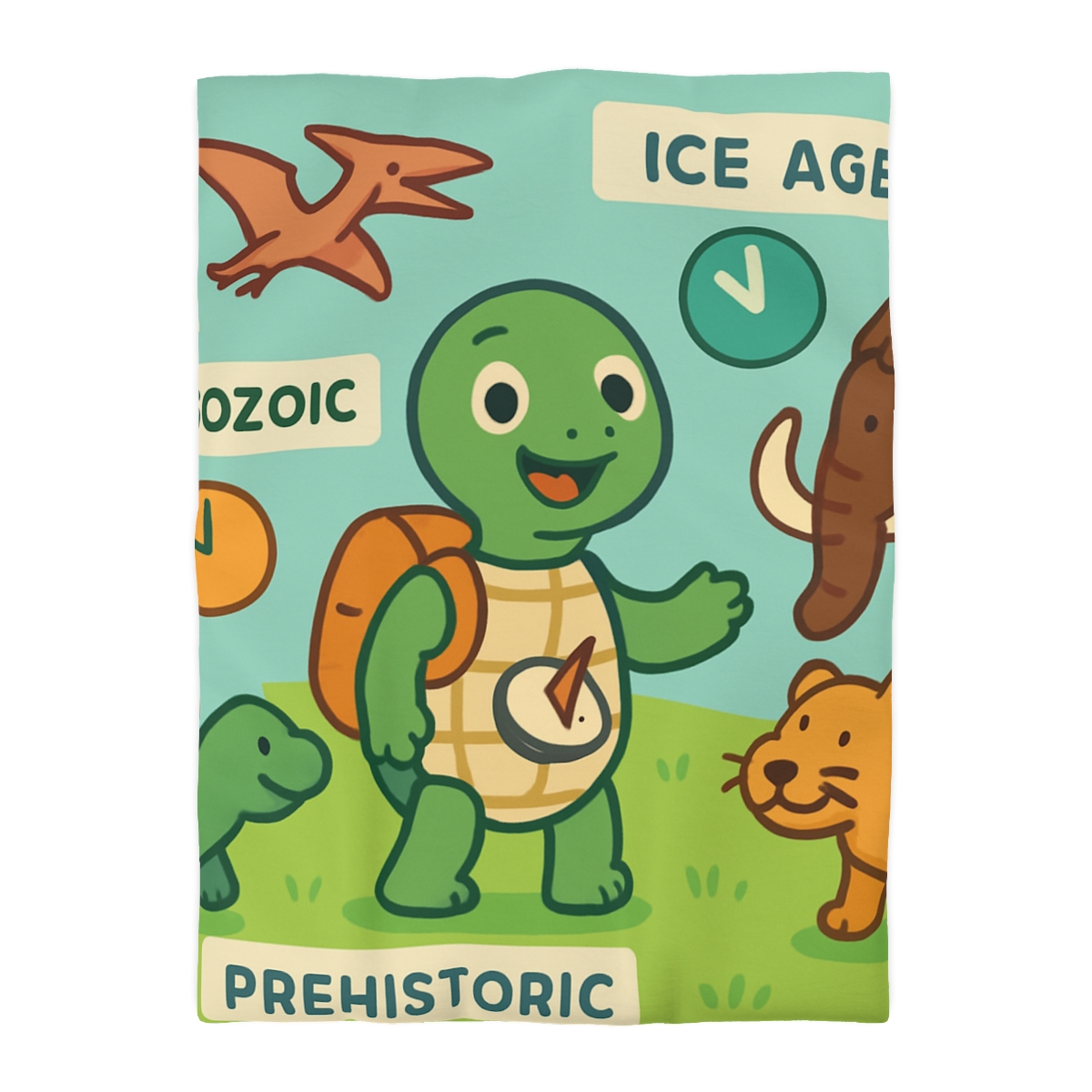 Time-Traveling Tortoise warm winter duvets