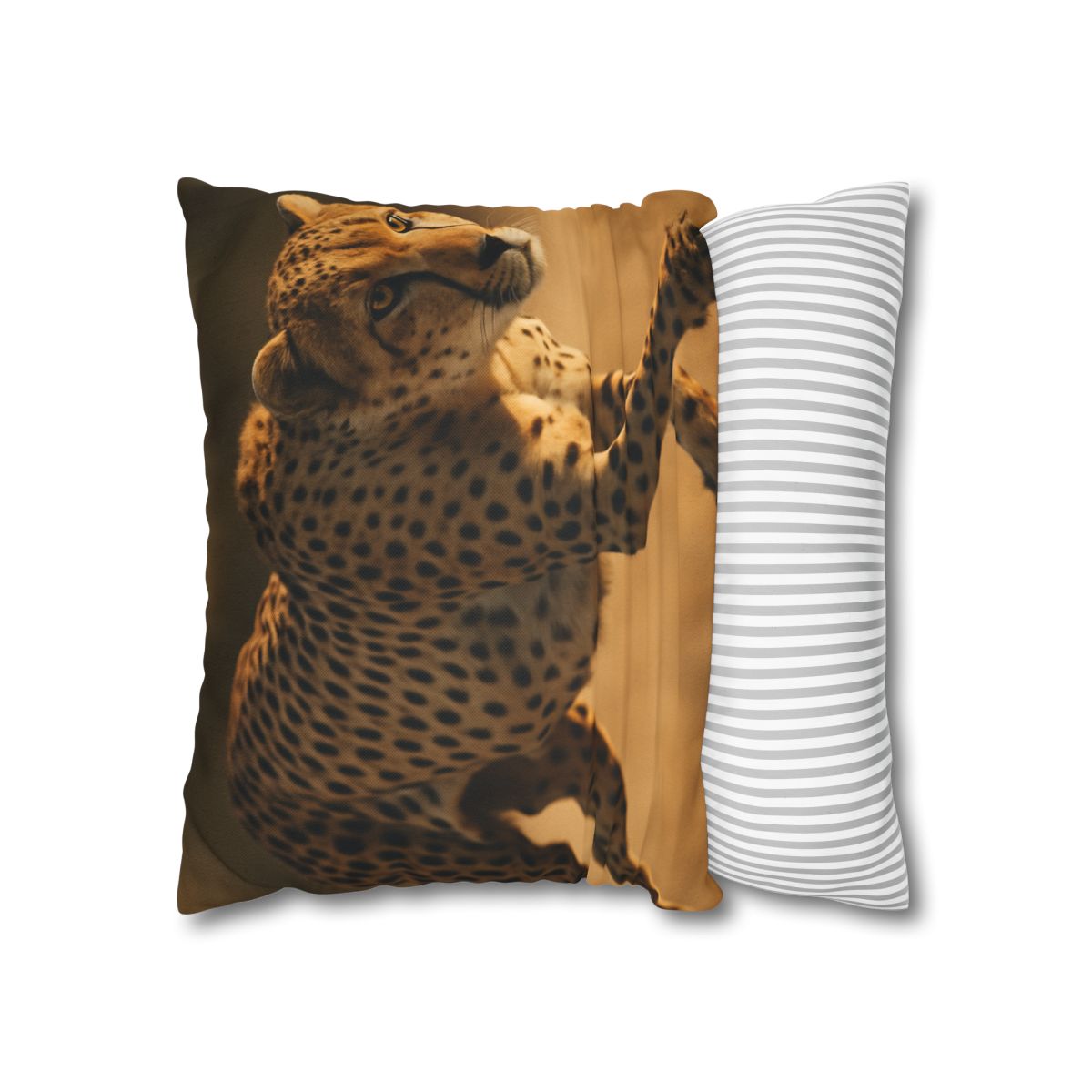 Speed Whisper Cheetah soft cotton pillow cases