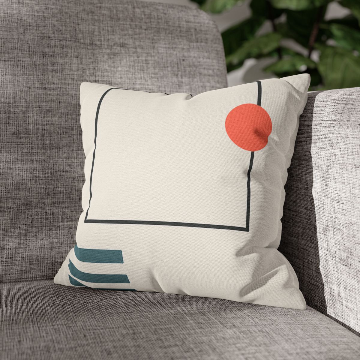 Quiet Orbit With Split Frame designer print pillow cases