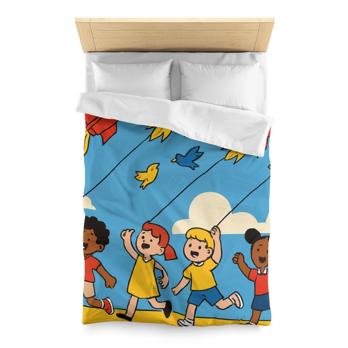 Rocket Kite Race soft comforter duvets