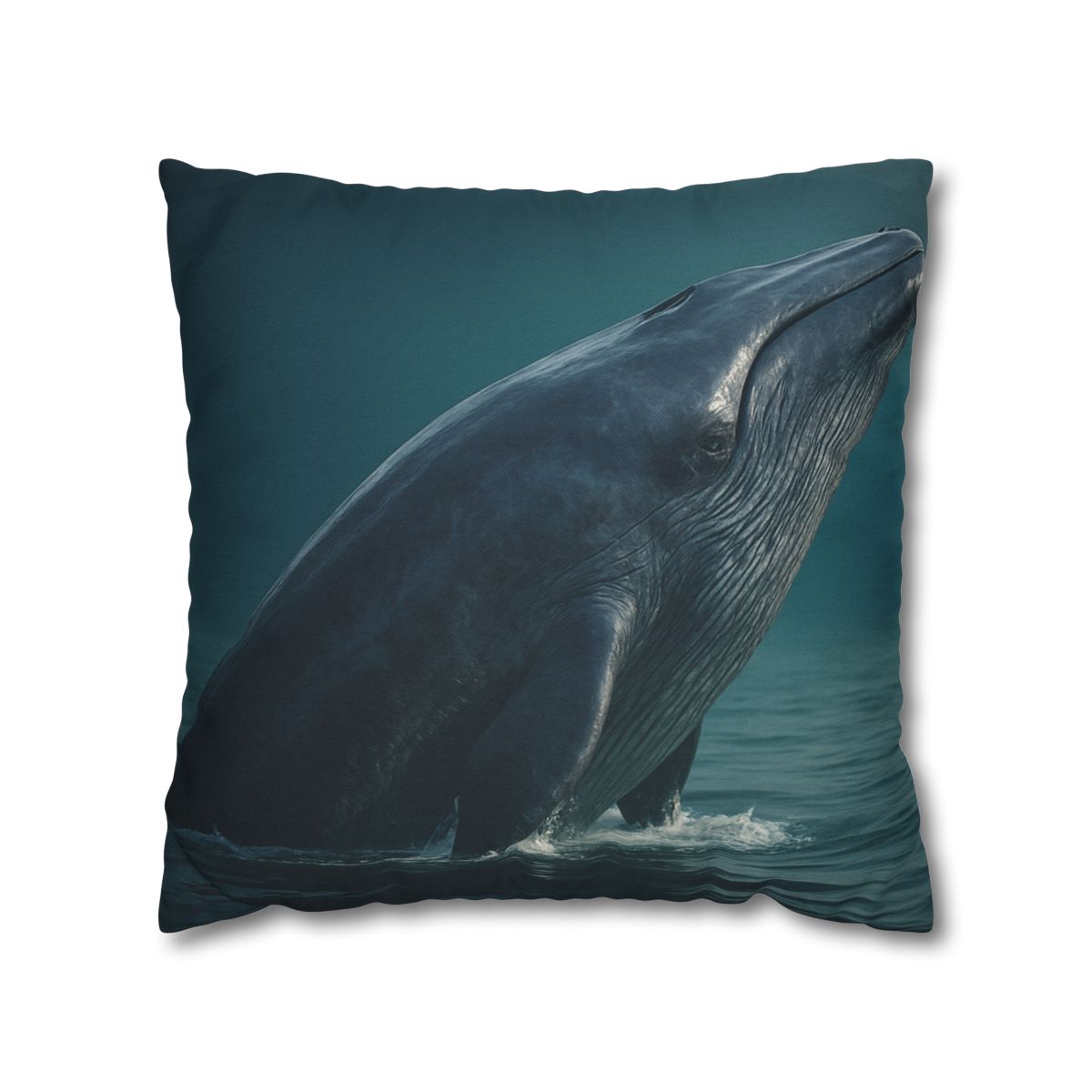 Ocean Song Blue Whale comfortable bedding pillow covers