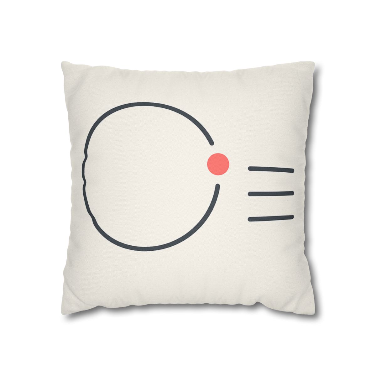 Offset Ring With Three Quiet Bars soft cotton pillow cases