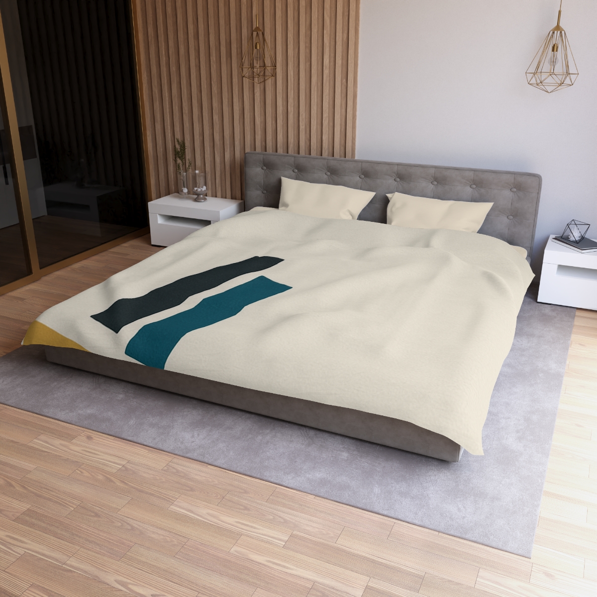 Balanced Triad Of Rectangles personalized bedding duvets