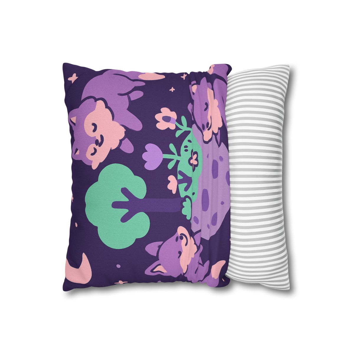 Galaxy Garden Of Floating Foxes custom pillow cases