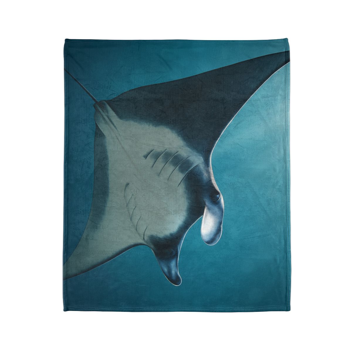 Starlit Surge Manta Ray trendy patterned blankets