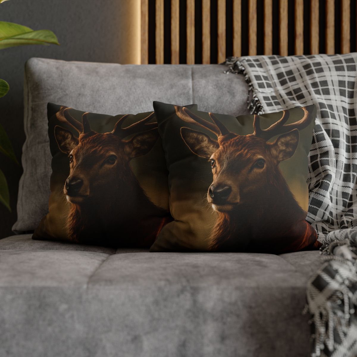 Amber Glance Red Deer unique gift pillow cases