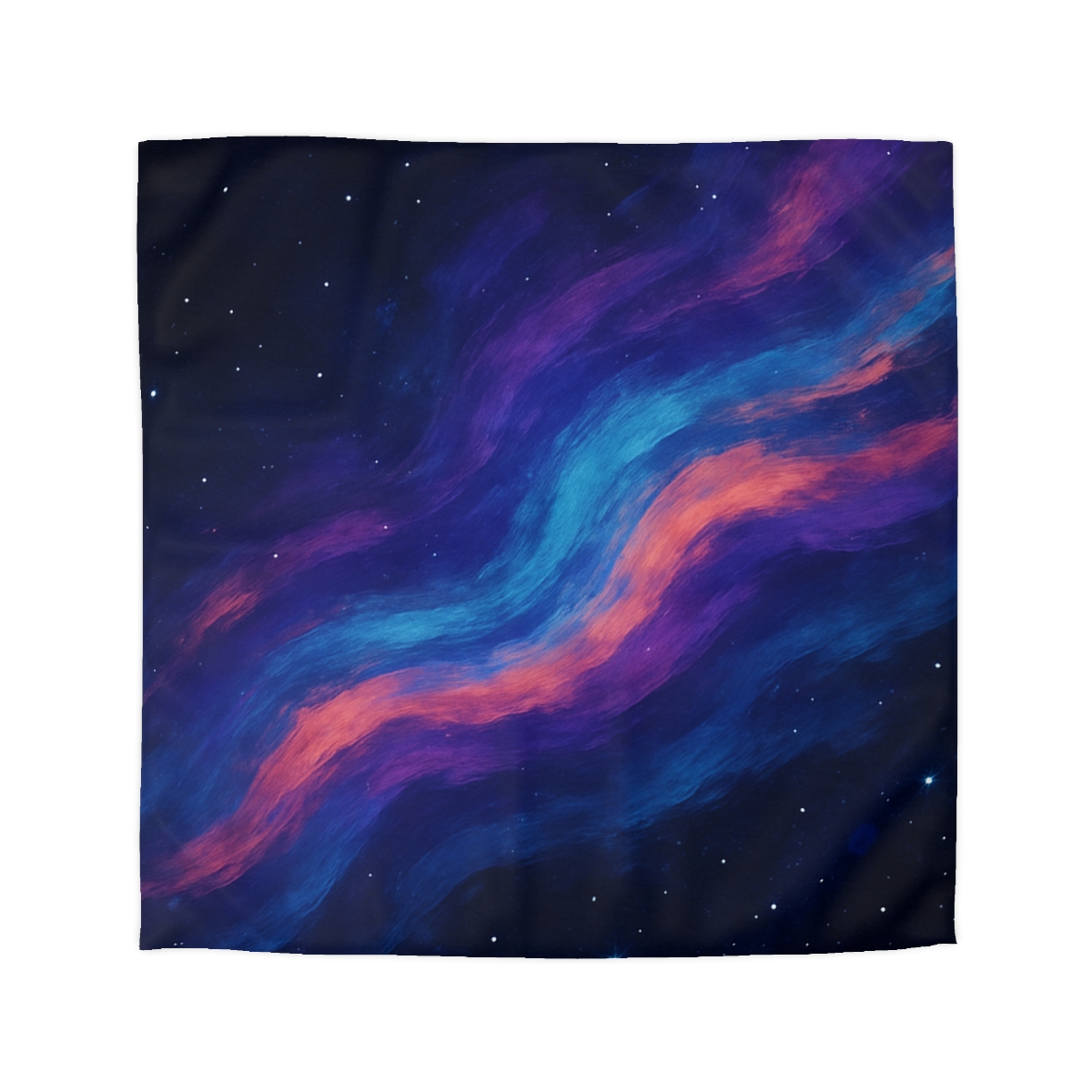 Prismatic Ion Tide designer printed duvets