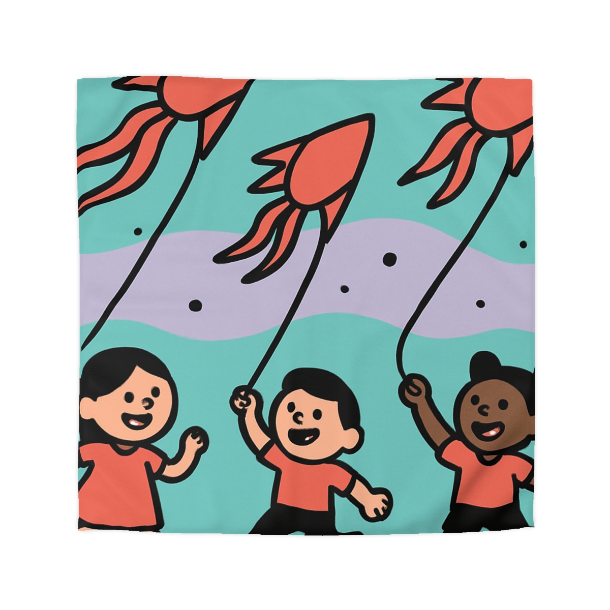 Nebula Kite Race custom duvets