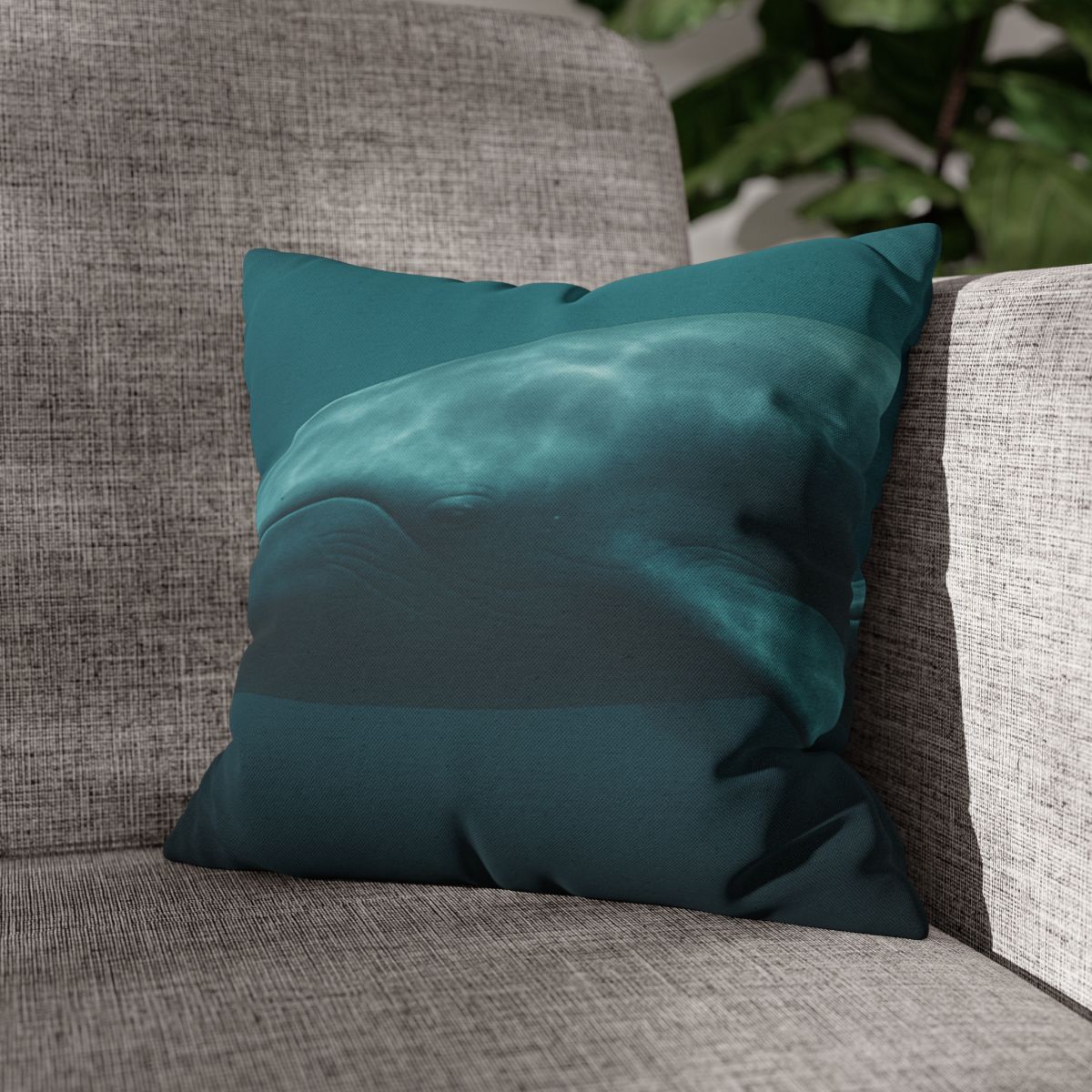 Ocean Song Blue Whale comfortable bedding pillow covers