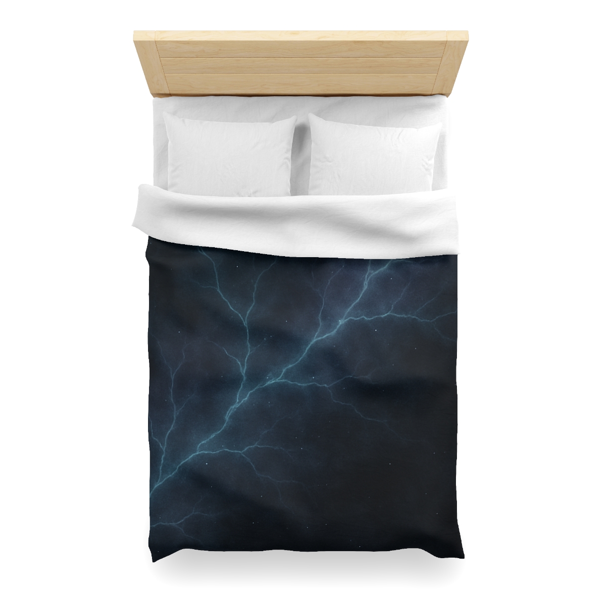 Dark Matter Vein Bloom personalized bedding duvets