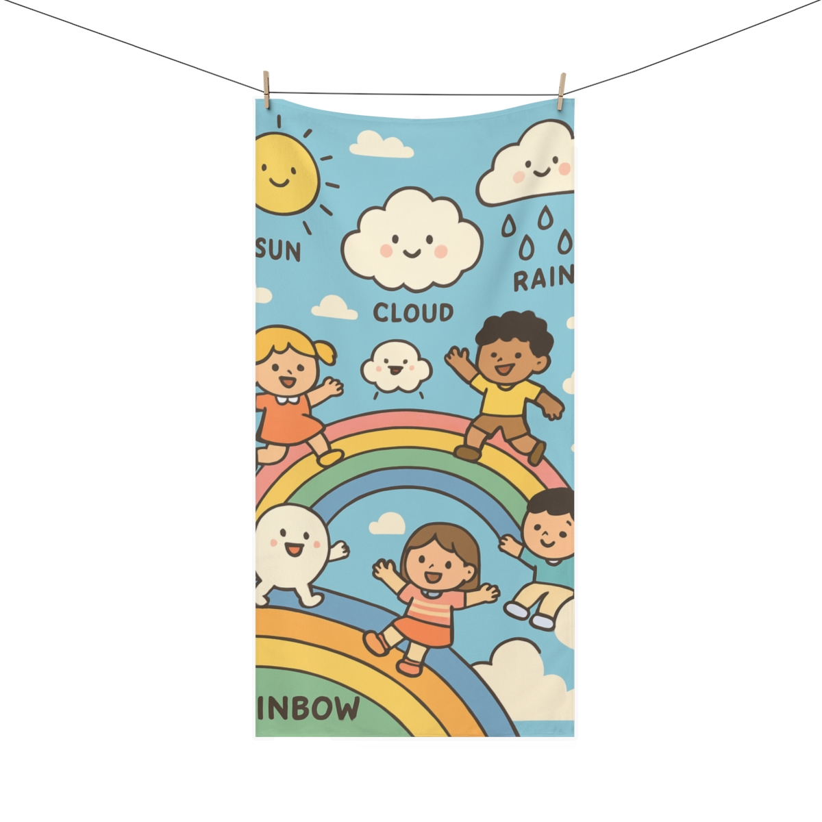 Cloud Weather Playground unique gift towels