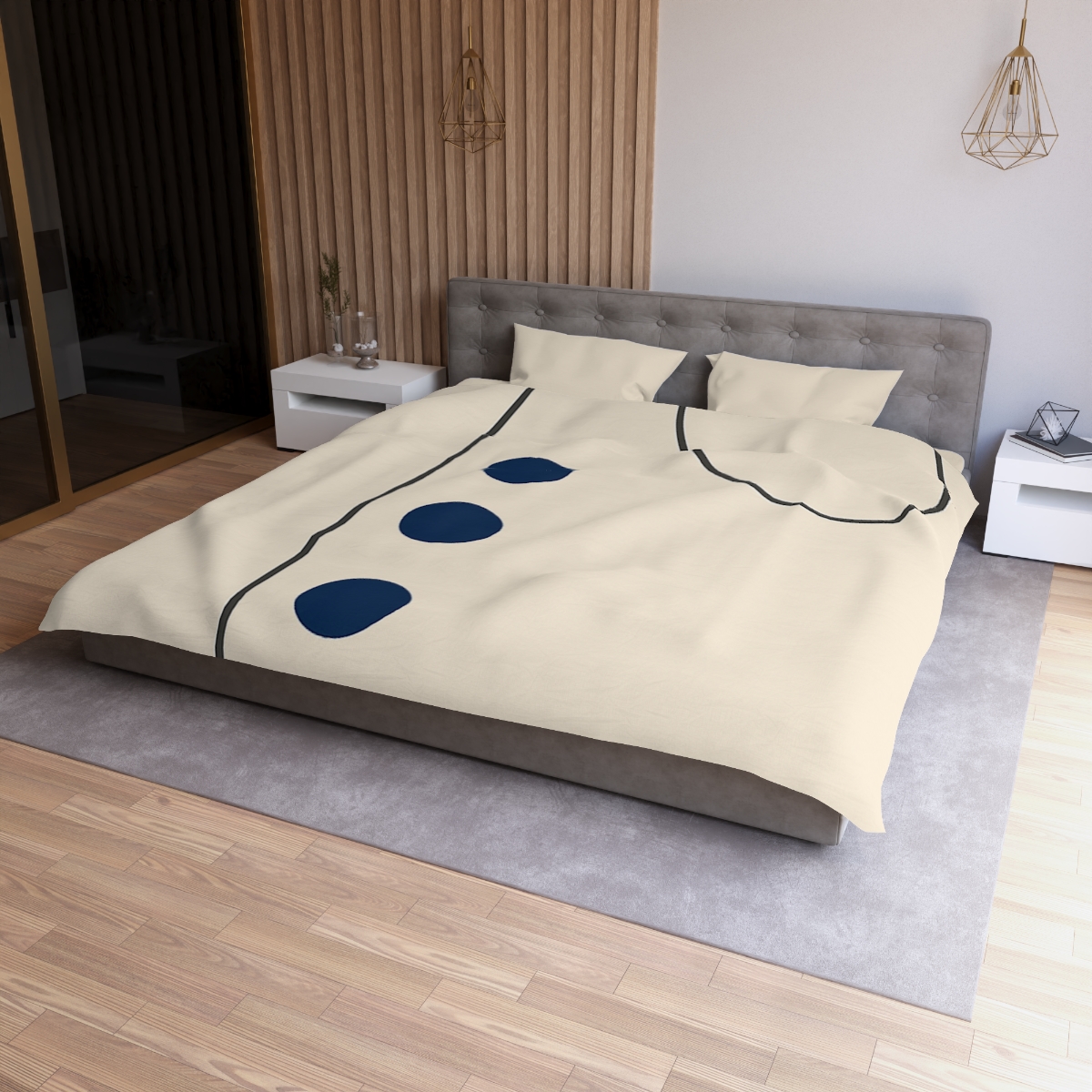 Silent Orbit Offset personalized bedding duvets