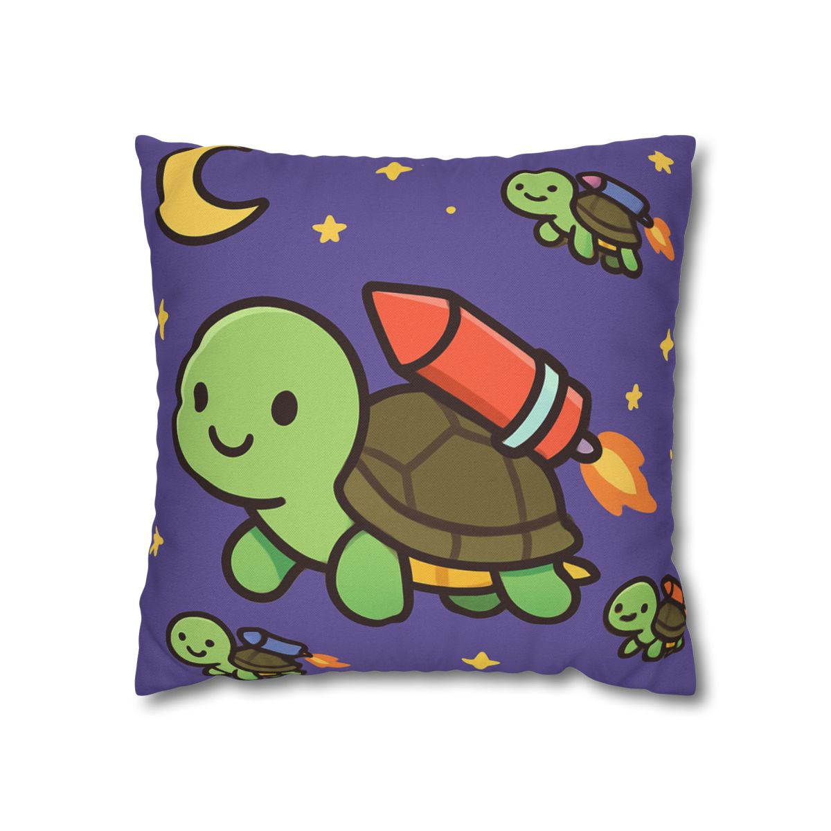 Rocket Powered Turtle Parade custom pillow cases