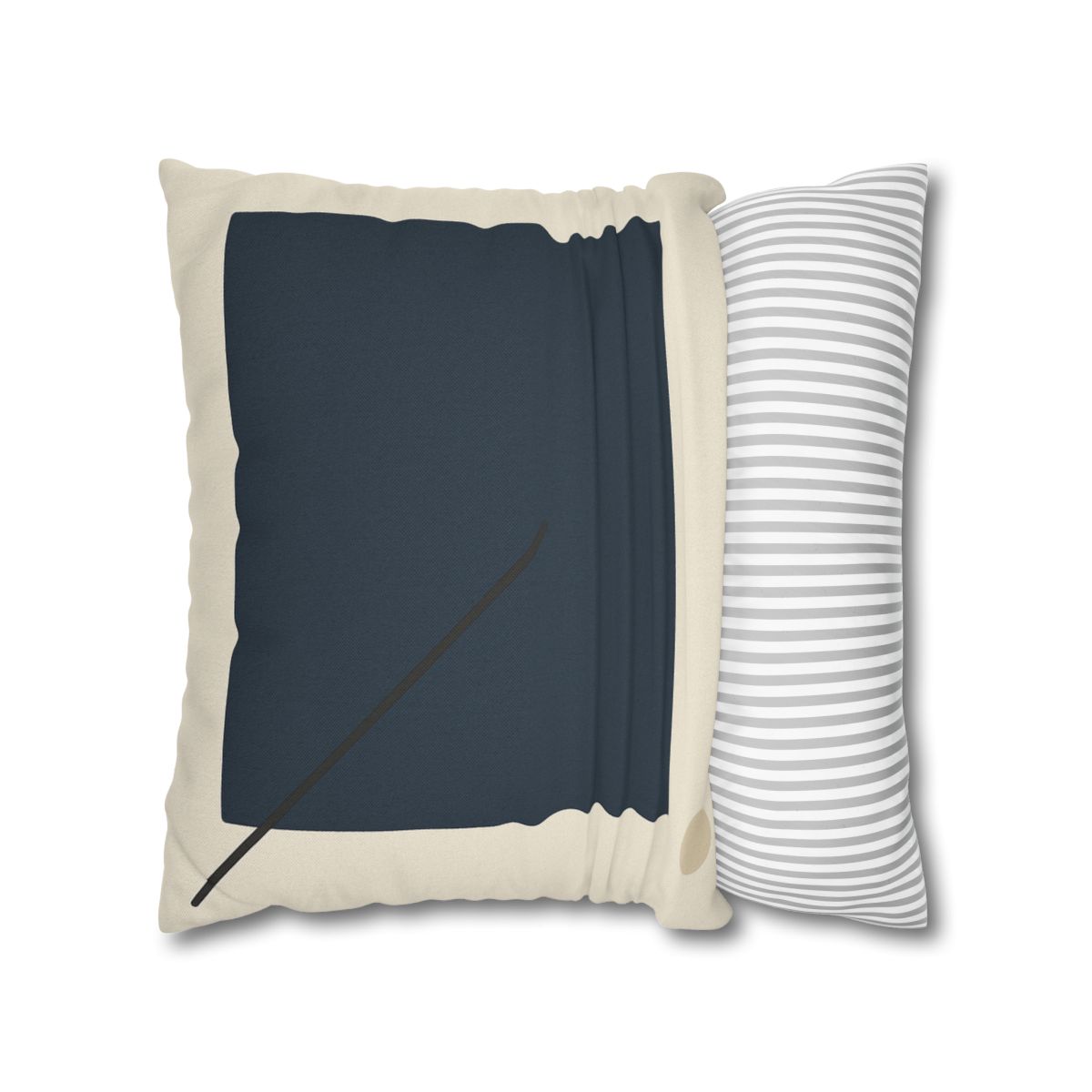 Diagonal Line And Square Balance soft cotton pillow cases