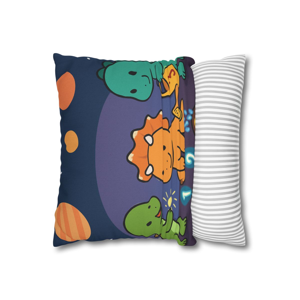 Galaxy Garden Dinosaurs designer print pillow cases