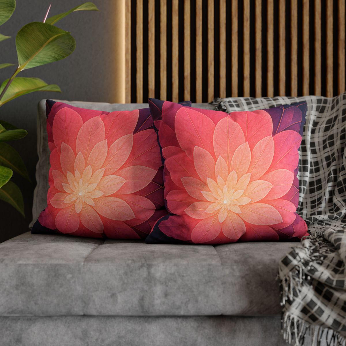 Petal Prism Overlap comfortable bedding pillow covers