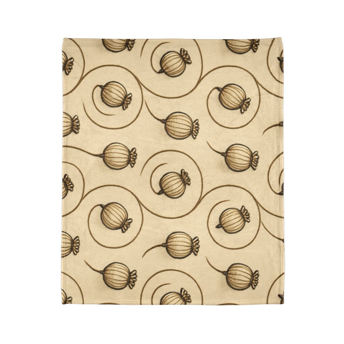 Seed Pod Spiral Ledger decorative home blankets