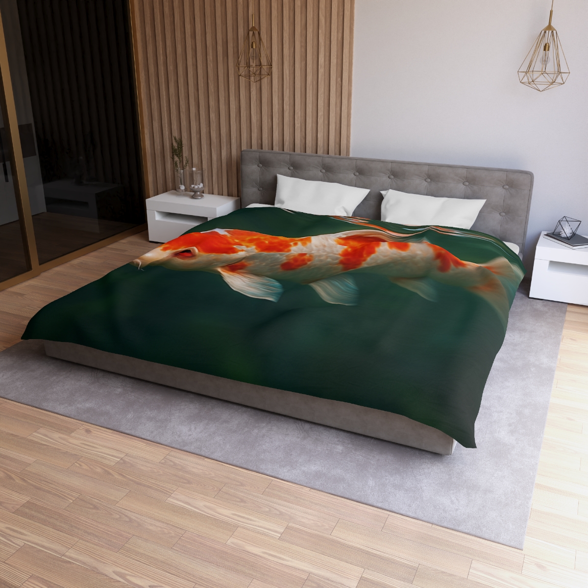 Crystal Current Koi Fish warm winter duvets