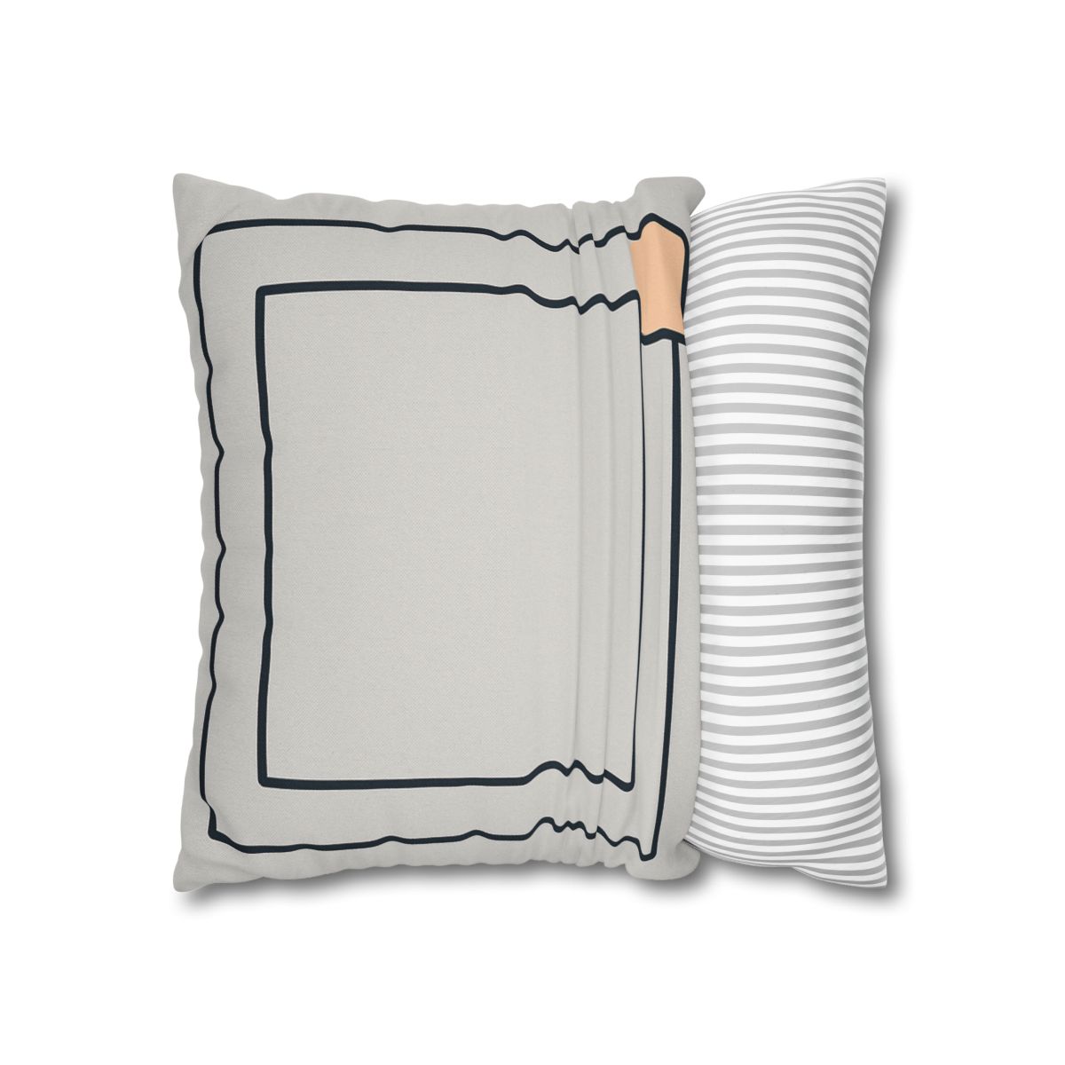 Nested Frame With Open Corner soft cotton pillow cases
