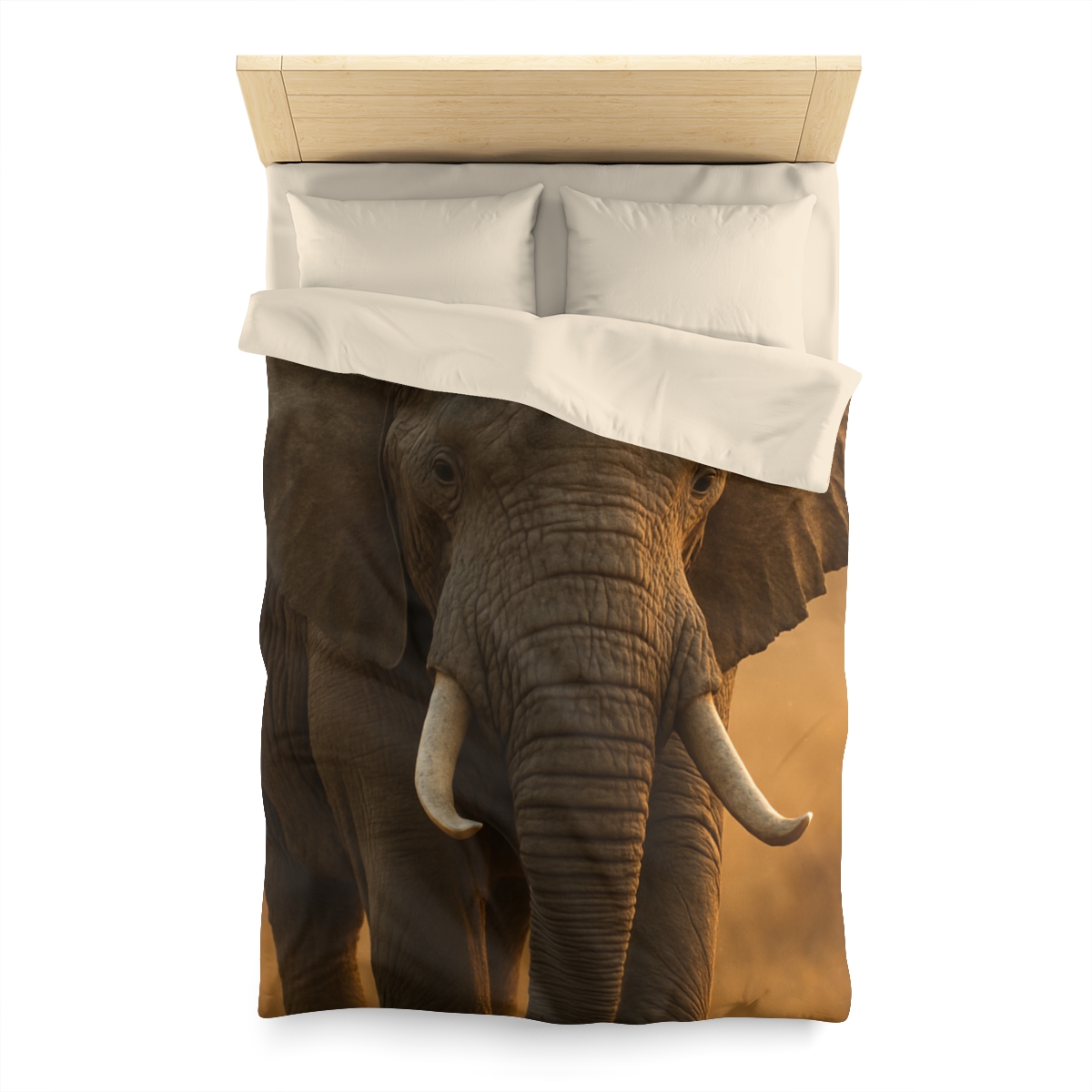 Savannah Sentinel Elephant designer printed duvets