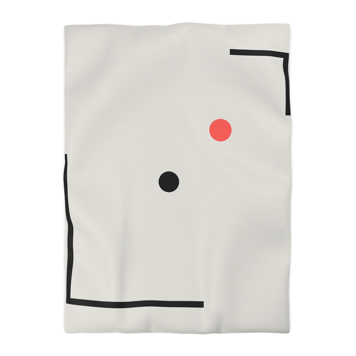 Nested Corner Frames With Two Dots trendy bedroom duvets