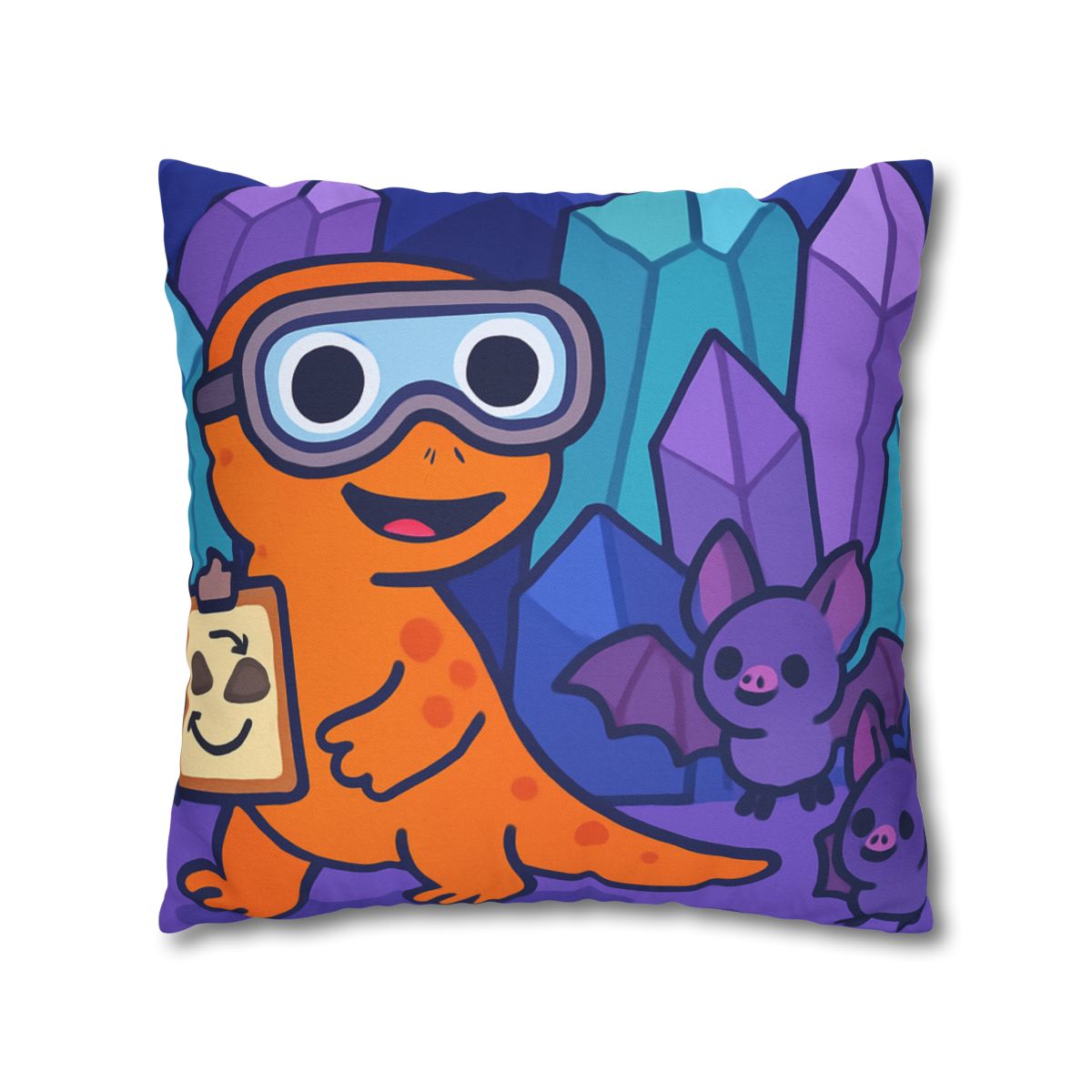 Crystal Cavern Salamander Science Team trendy patterned pillow cases
