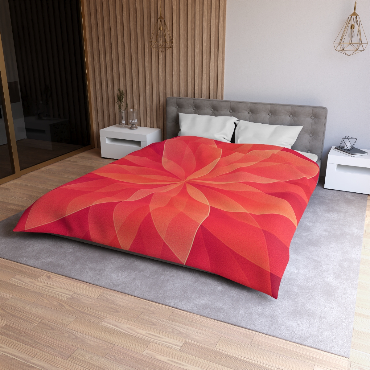 Petal Prism Overlap unique patterned duvets