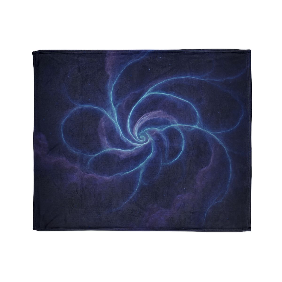 Nebula Spiral Lattice designer printed blankets