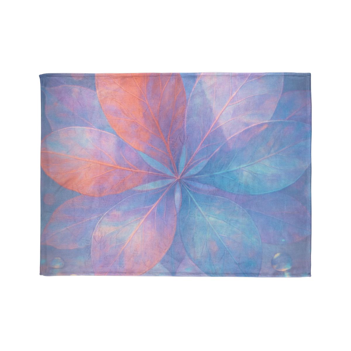 Petal Prism Overlay designer printed blankets