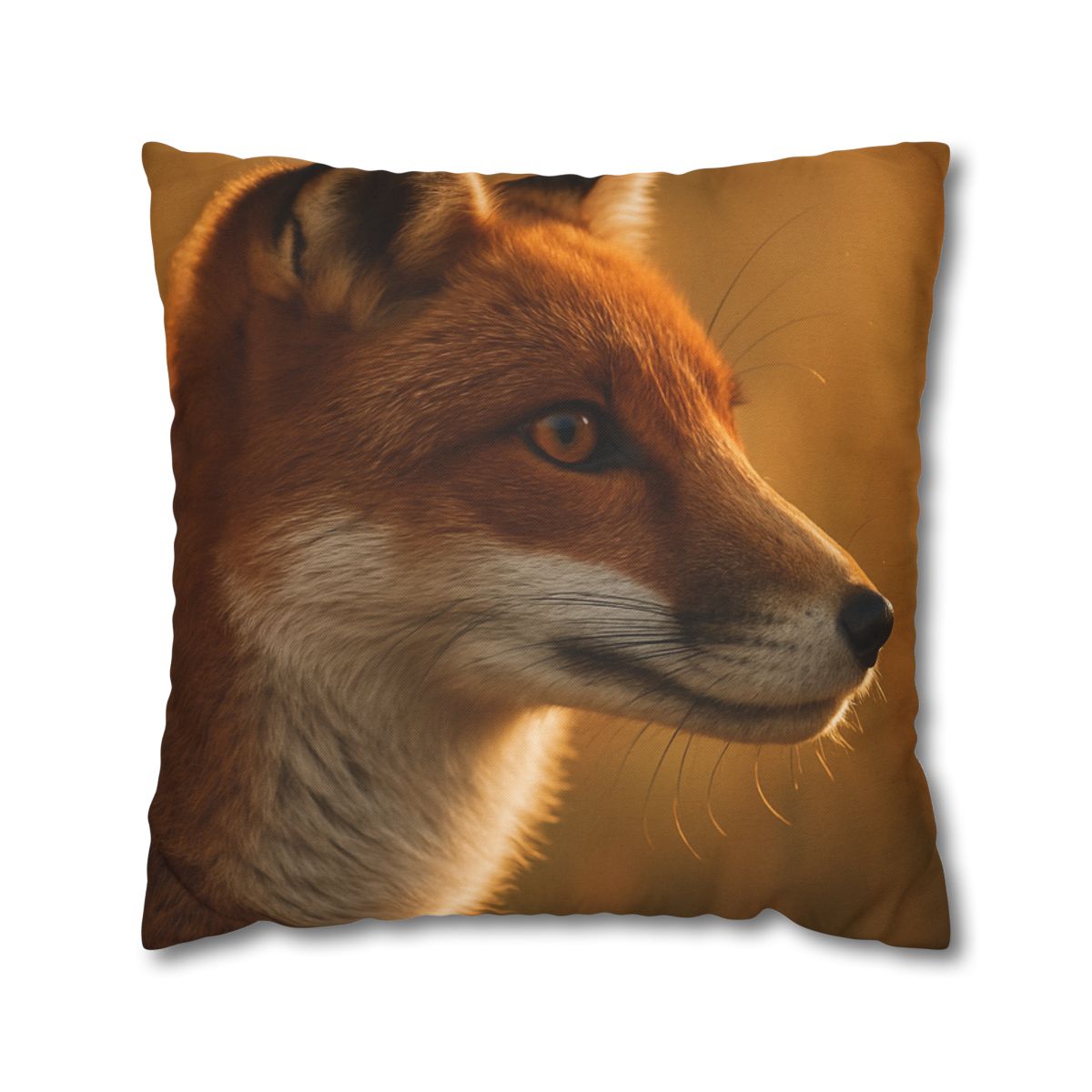 Amber Gaze Red Fox comfortable bedding pillow covers