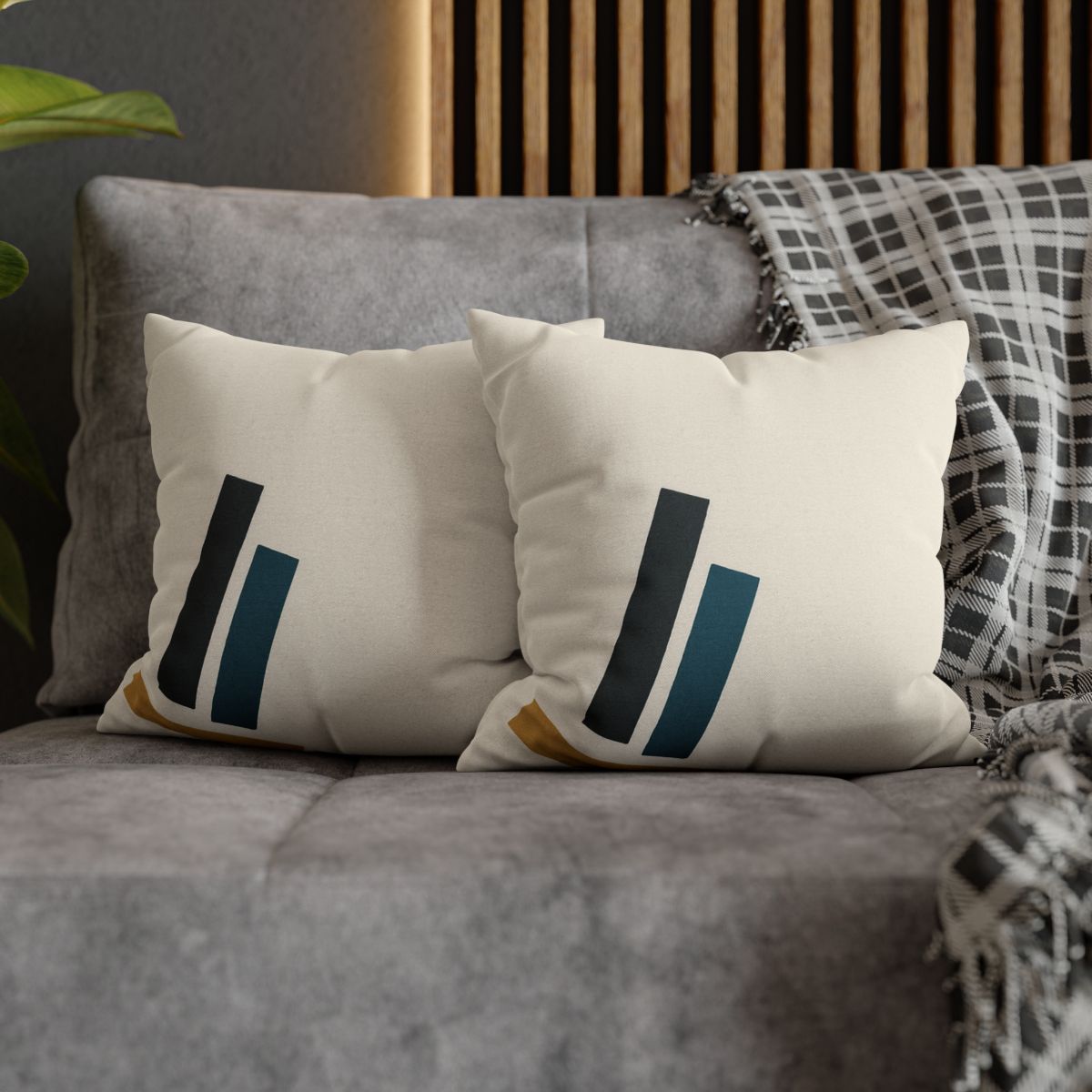 Balanced Triad Of Rectangles unique gift pillow cases