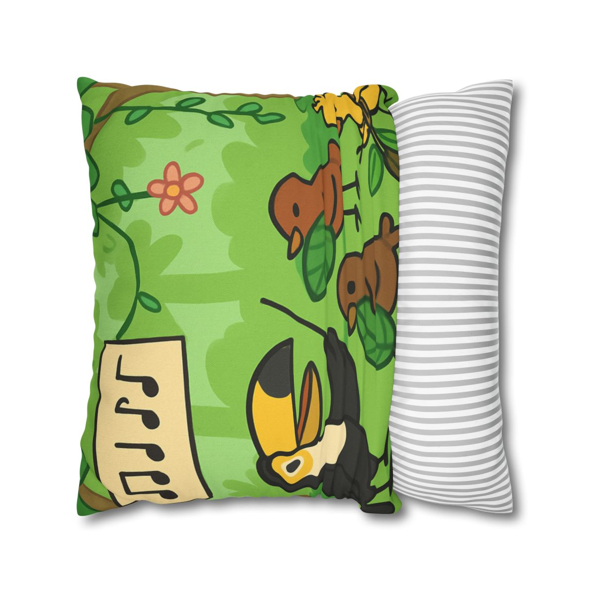 Rainforest Orchestra Of Birds stylish decorative pillowcases